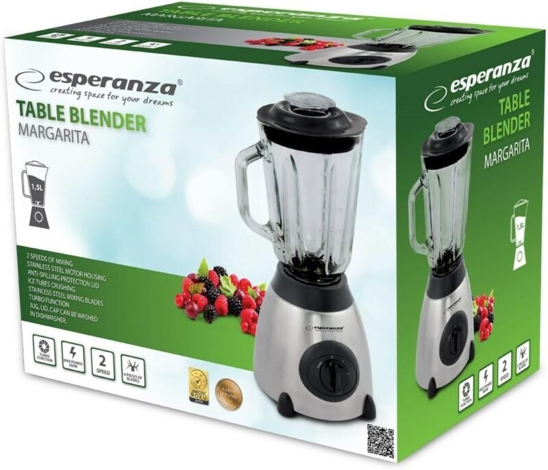 Esperanza MARGARITA EKM020 ბლენდერი 1.5 ლიტრიანი ჭიქით