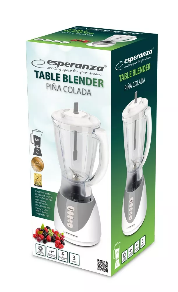 Esperanza PINA COLADA EKM023E ბლენდერი 1.5 ლიტრიანი ჭიქით