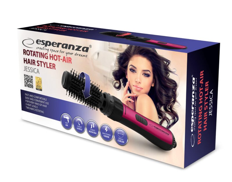 Esperanza JESSICA EBL008 მბრუნავი ფენ-ჯაგრისი 50 მმ დიამეტრის თავაკით