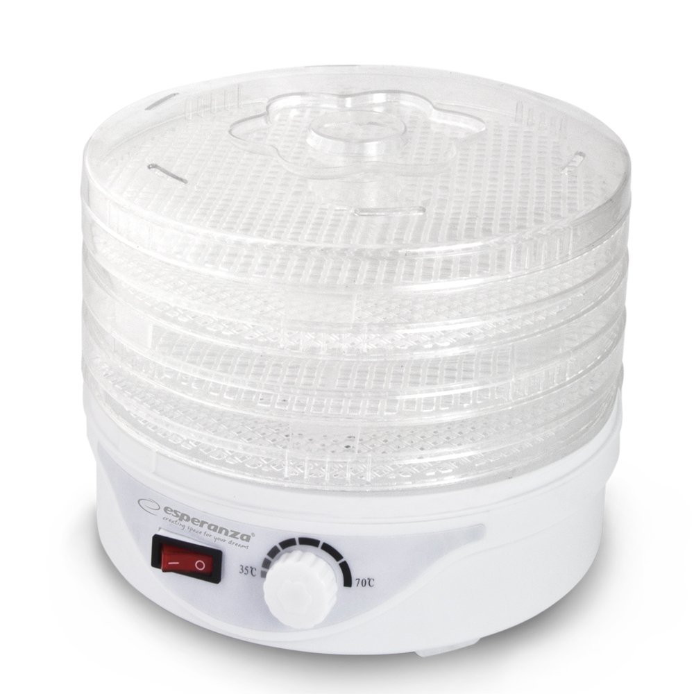 დეჰიდრატორი Esperanza DELICATESSE EKD003 (250W, 4 თარო) - კომპაქტური ჩირის აპარატი - Image 2