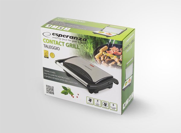 კონტაქტური კერამიკული გრილი Esperanza TALEGGIO EKG006 (750W) - Image 4