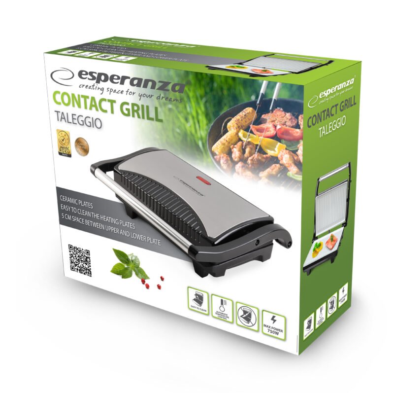 Esperanza TALEGGIO EKG006 კერამიკული კონტაქტური გრილი ტოსტერი