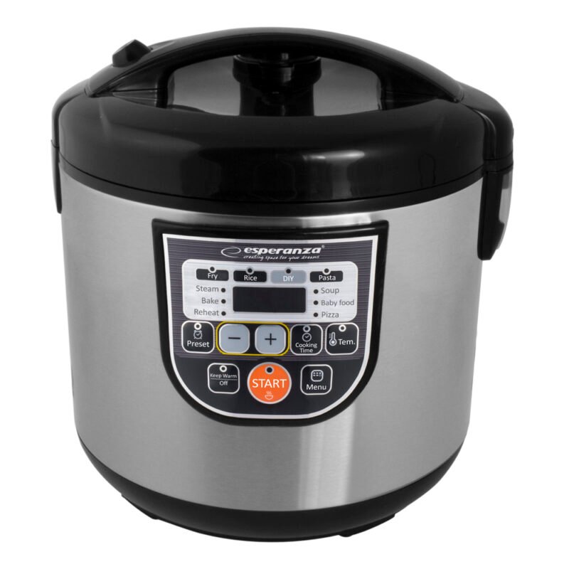 Esperanza COOKING MATE EKG011 მულტისახარში უჟანგავი ფოლადის კორპუსით და LCD დისპლეით