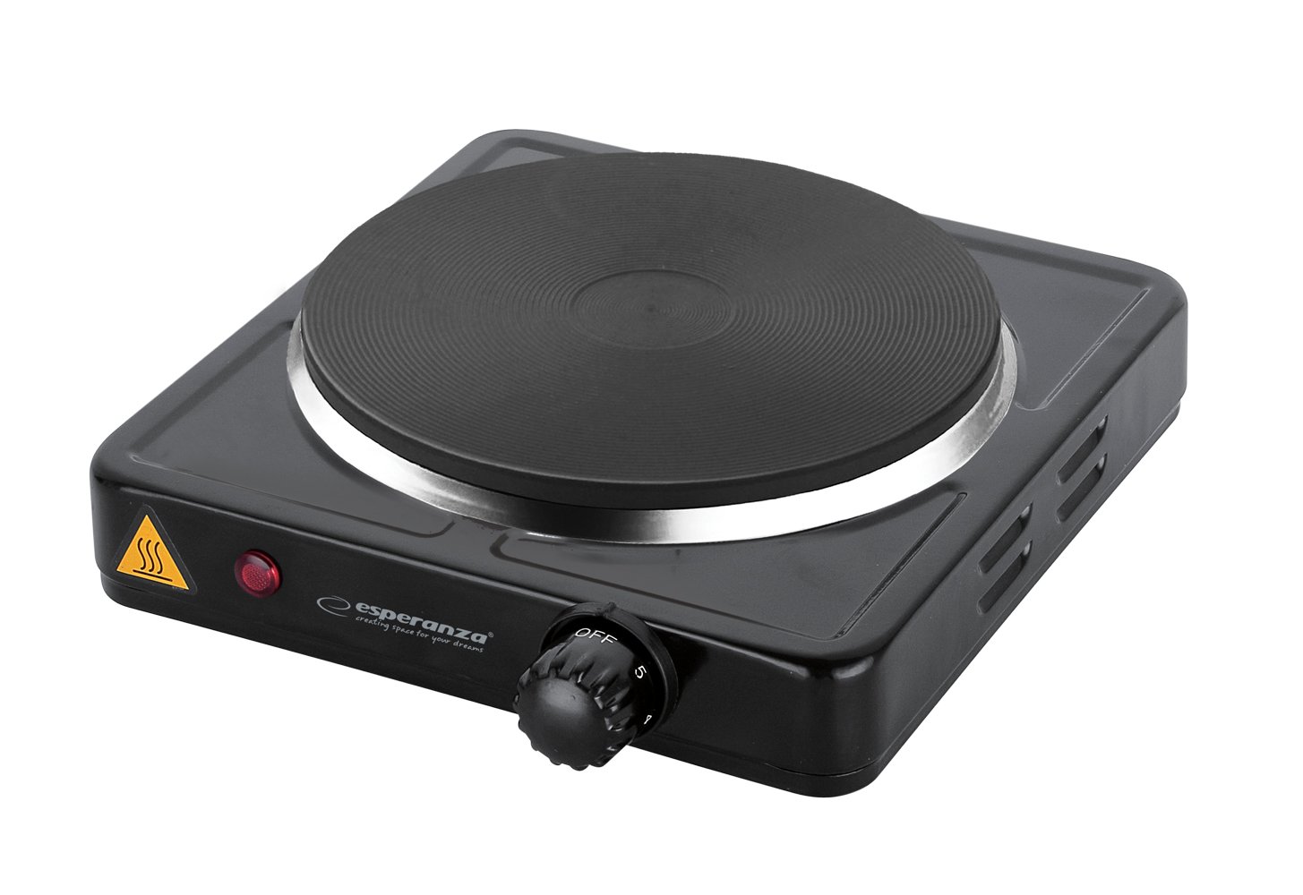 ელექტრო ქურა Esperanza PINATUBO EKH002K (1500W, 1 ზონა) - Image 7