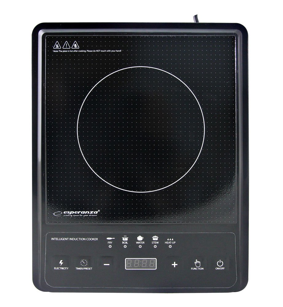 ინდუქციური ელექტრო ქურა Esperanza KRAKATAU EKH011 (2000W) - ენერგოეფექტური - Image 8