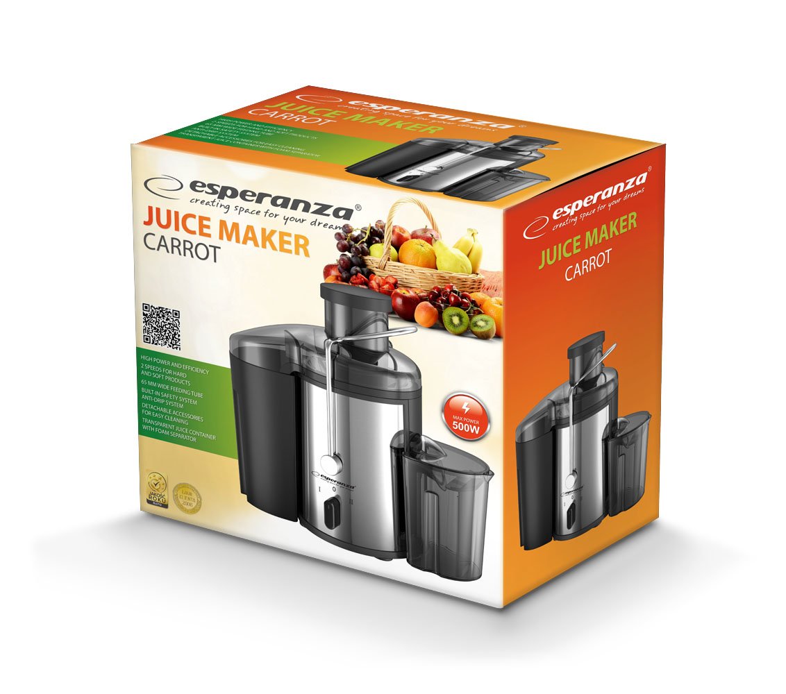 წვენსაწური Esperanza CARROT EKJ002 (500W) - Image 3
