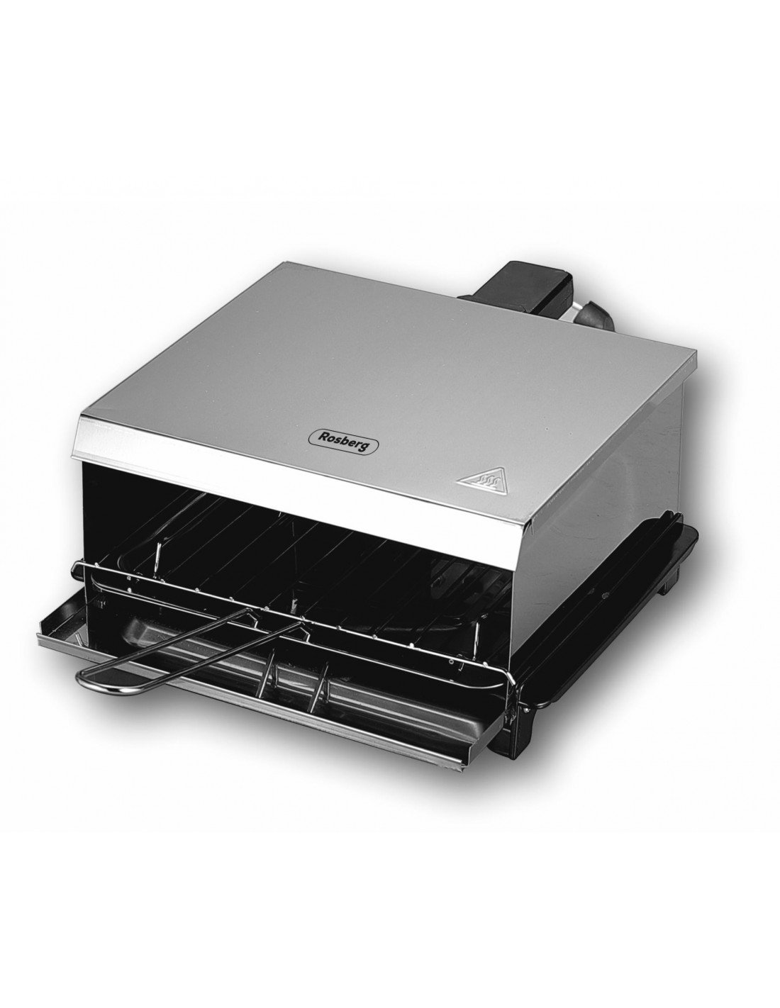 Rosberg R51015A კომპაქტური ელექტრო გრილი ცხიმის შემგროვებელი უჯრით